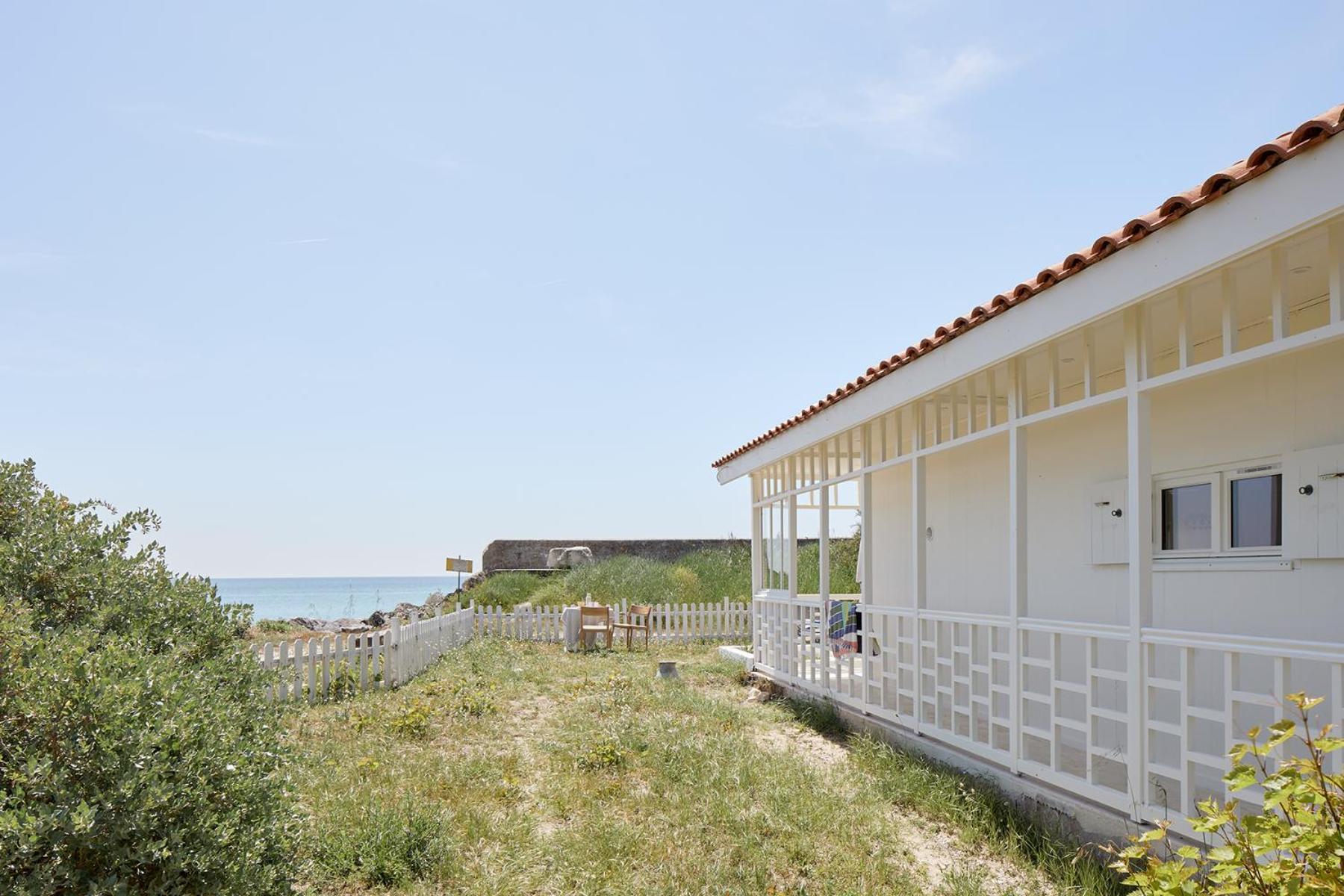 Maison Sur La Plage Avec Vue Mer Panoramique Le Martray Exterior photo